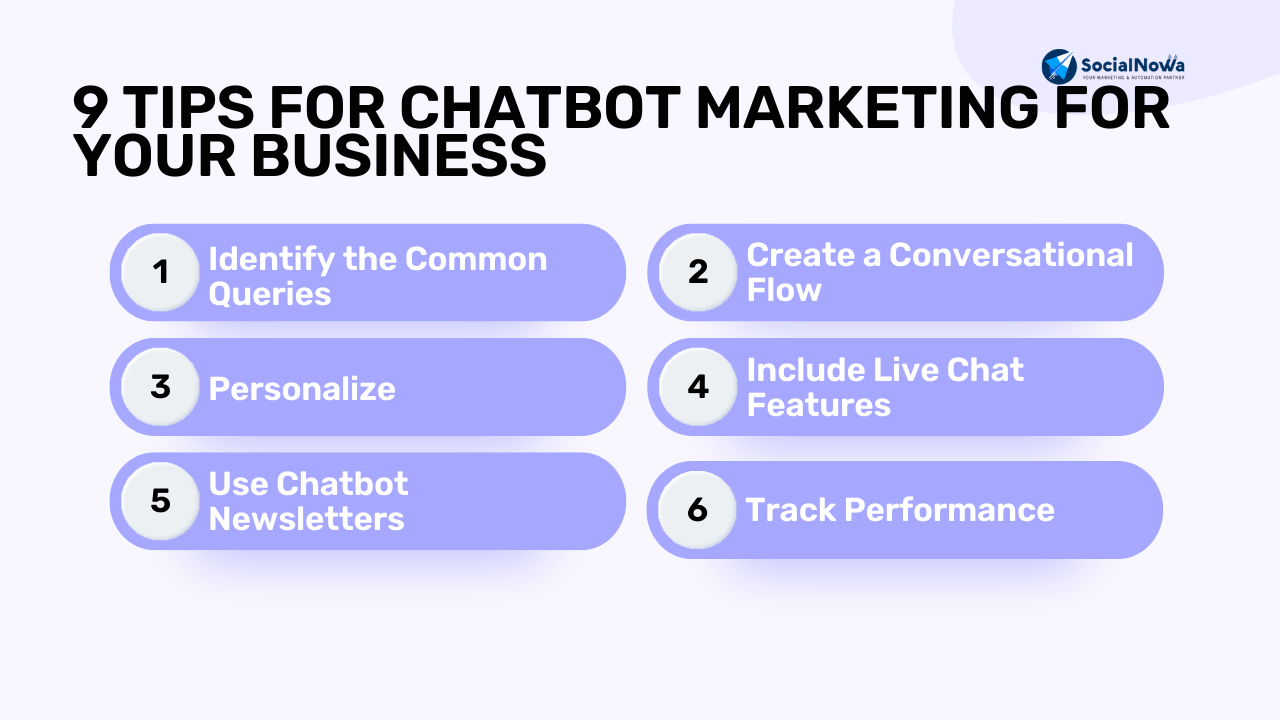 9 Tips for Chatbot Marketing for your Business