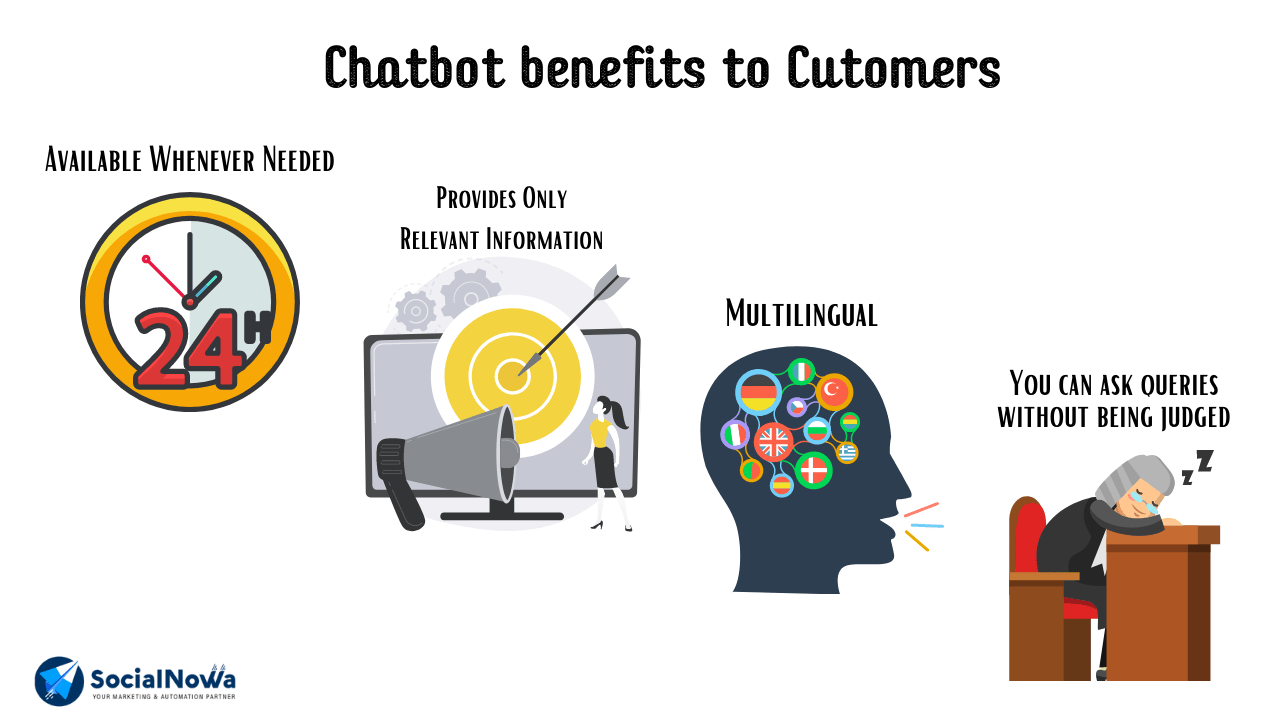 chatbot benefits with customer