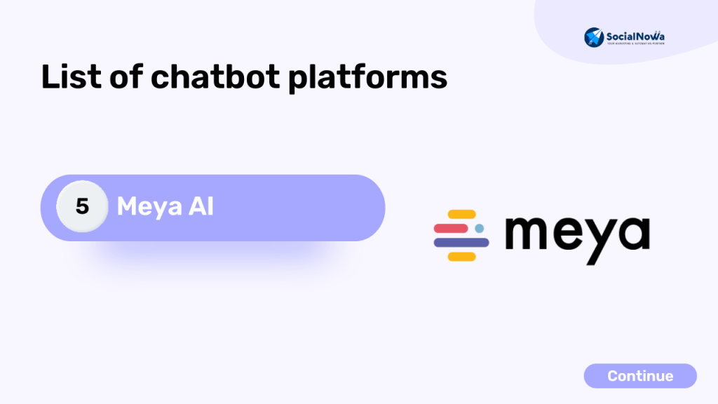 meya | ai chatbot platforms