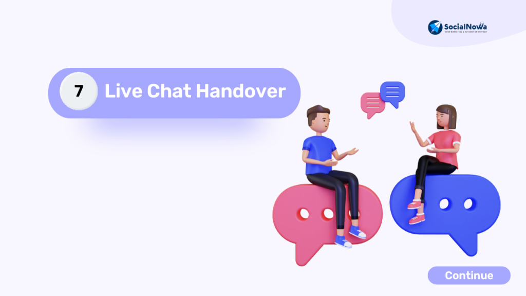 live chat handover