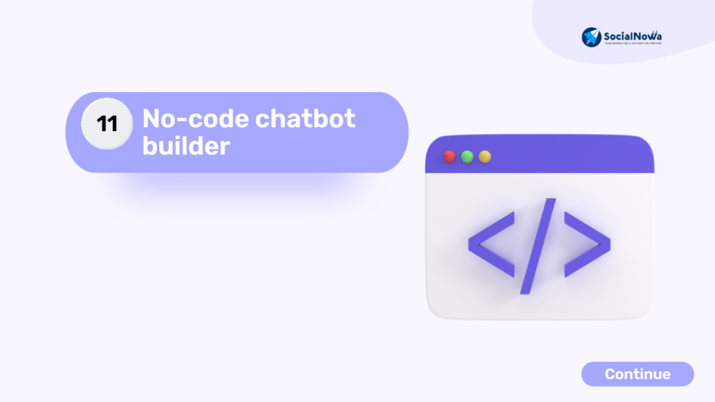 no code chatbot builder