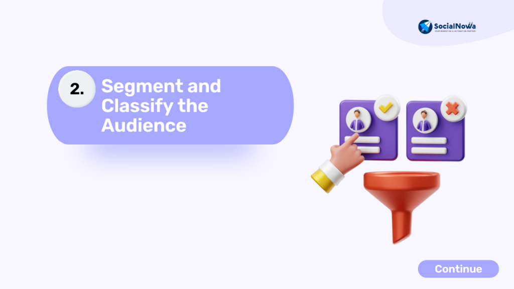 Segment and Classify the Audience