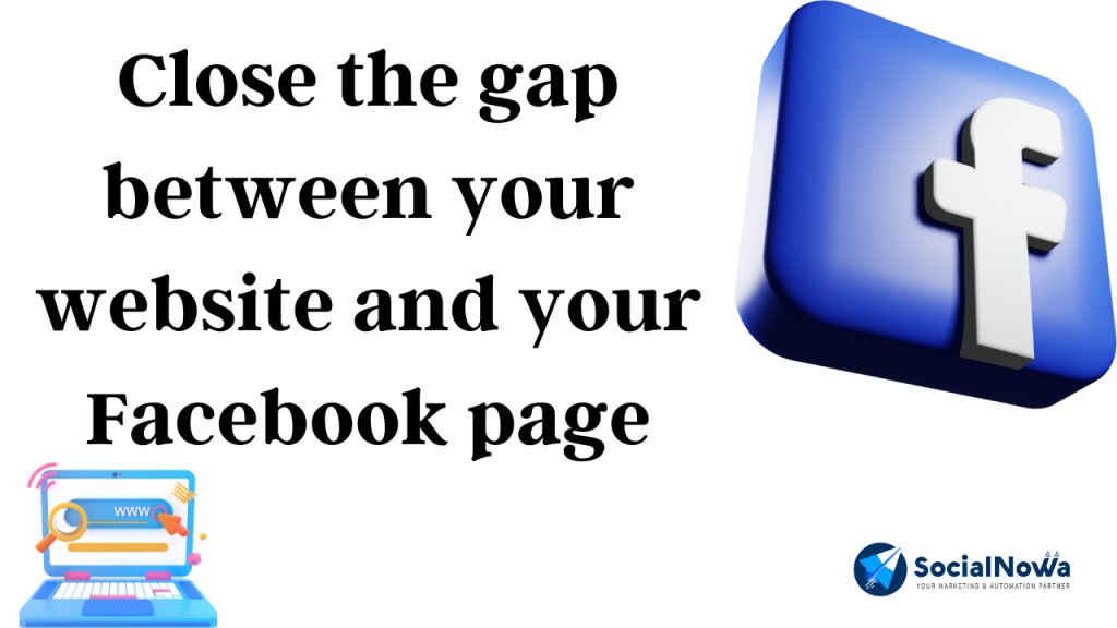 gap between website and Facebook page