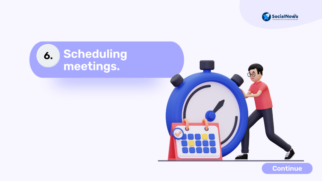 scheduling meeting
