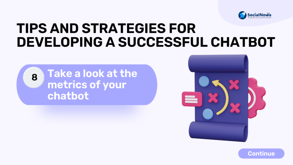 Take a look at the metrics of your chatbot
