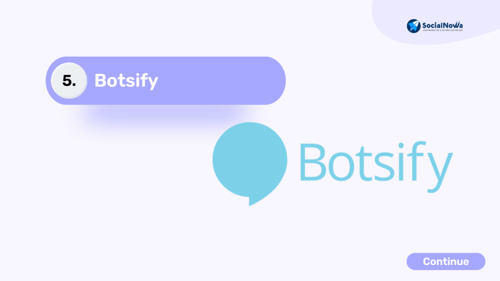 sales chatbot Botsify