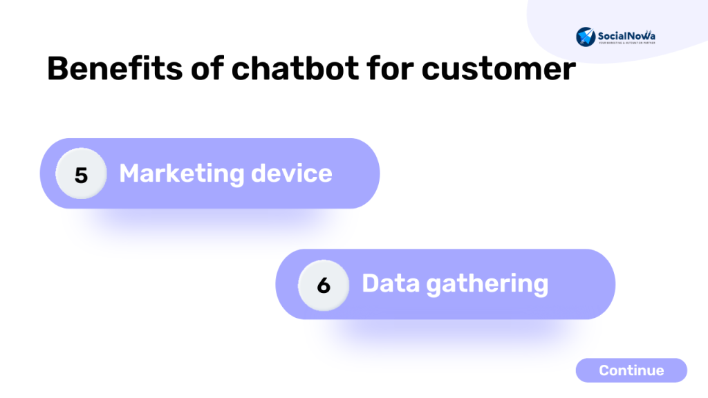 benefits of chatbots of customers